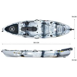 NextGen 10 Pro Fishing Kayak Package - Storm [Brisbane-Darra]