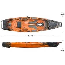 NextGen 11.5 Pedal Kayak - Coral [Brisbane-Darra]