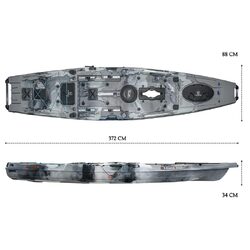 NextGen 12 Pedal Kayak - Thunder [Brisbane]