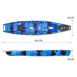 NextGen 13 Duo Pedal Kayak - Galaxy [Pickup Brisbane]