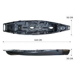 NextGen 13 Duo Pedal Kayak - Raven [Pickup Brisbane]