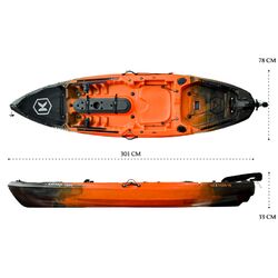 NextGen 10 Pro Fishing Kayak Package - Sunset [Perth]