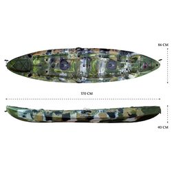 Eagle Double Fishing Kayak Package - Jungle Camo [Newcastle]