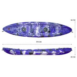 Eagle Double Fishing Kayak Package - Purple Camo [Newcastle]