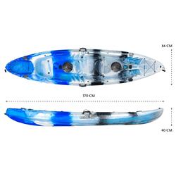 Eagle Double Fishing Kayak Package - Blue Camo [Melbourne]