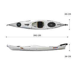 Oceanus 12.5 Single Sit In Kayak - Pearl [Adelaide]