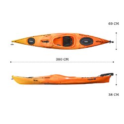 Oceanus 12.5 Single Sit In Kayak - Sunrise [Newcastle]