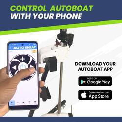 AutoBoat Smart Head GPS Pro Anchor System with App & Remote Control- Black