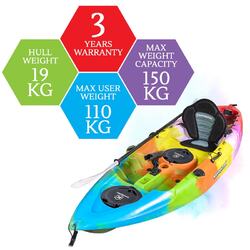 Osprey Fishing Kayak Package - Rainbow [Newcastle]