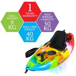 Puffin Pro Kids Kayak Package - Rainbow [Newcastle]