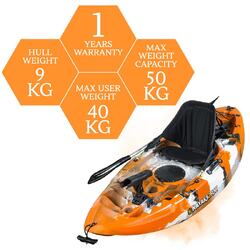 Puffin Pro Kids Kayak Package - Tiger [Melbourne]