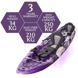 Merlin Double Fishing Kayak Package - Purple Camo [Sydney]