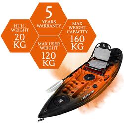 NextGen 9 Fishing Kayak Package - Sunset [Newcastle]