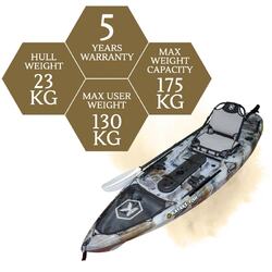 NextGen 10 Pro Fishing Kayak Package - Desert [Newcastle]