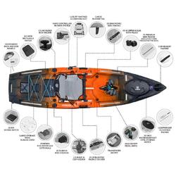 NextGen 10.5 Pedal Kayak - Coral [Newcastle]