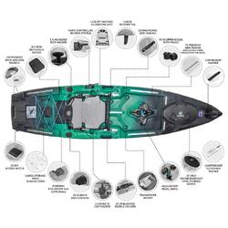 NextGen 10.5 Pedal Kayak - EverGreen [Newcastle]