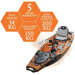 NextGen 11.5 Pedal Kayak - Coral [Newcastle]