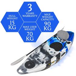 NextGen 7 Fishing Kayak Package - Blue Camo [Brisbane-Darra]