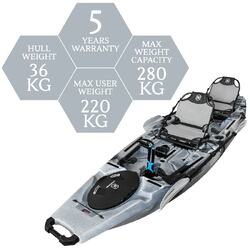 NextGen 13 Duo Pedal Kayak - Thunder [Pickup Brisbane]