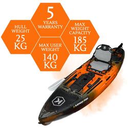 NextGen 10 MKII Pro Fishing Kayak Package - Sunset [Brisbane-Darra]