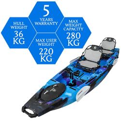 NextGen 13 Duo Pedal Kayak - Galaxy [Pickup Perth]