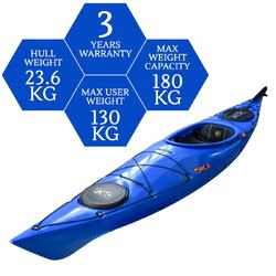 Oceanus 11.5 Single Sit In Kayak - Azura [Adelaide]