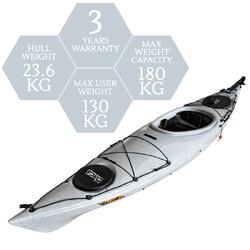 Oceanus 11.5 Single Sit In Kayak - Marble [Brisbane-Darra]