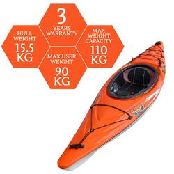 Orca Outdoors Xlite 10 Ultralight Performance Touring Kayak - Sunrise [Brisbane]