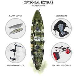 Eagle Pro Double Fishing Kayak Package - Jungle Camo [Newcastle]