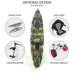 Merlin Double Fishing Kayak Package - Jungle Camo [Brisbane-Darra]