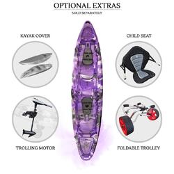 Merlin Double Fishing Kayak Package - Purple Camo [Brisbane-Darra]