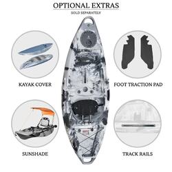 NextGen 7 Fishing Kayak Package - Grey Camo [Newcastle]