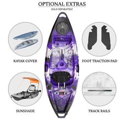 NextGen 7 Fishing Kayak Package - Purple Camo [Newcastle]