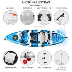 NextGen 9 Fishing Kayak Package - Blue Lagoon [Newcastle]