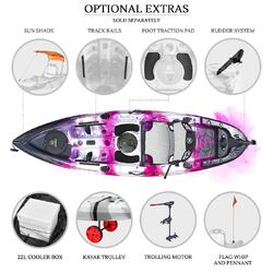 NextGen 9 Fishing Kayak Package - Pink Camo [Newcastle]