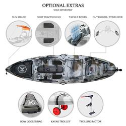 NextGen 10 Pro Fishing Kayak Package - Desert [Newcastle]