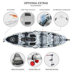 NextGen 10 Pro Fishing Kayak Package - Storm [Newcastle]