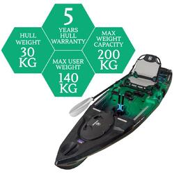 NextGen 10.5 Pedal Kayak - EverGreen [Newcastle]