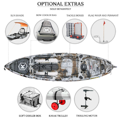 NextGen 10 MKII Pro Fishing Kayak Package - Desert [Newcastle]