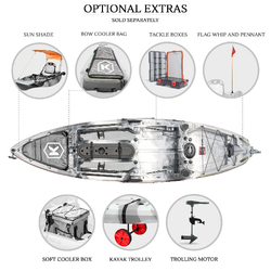 NextGen 10 MKII Pro Fishing Kayak Package - Storm [Newcastle]