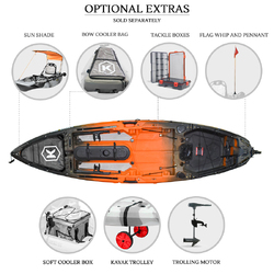 NextGen 10 MKII Pro Fishing Kayak Package - Sunset [Newcastle]