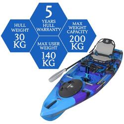 NextGen 10.5 Pedal Kayak - Galaxy [Brisbane]