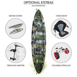 Eagle Double Fishing Kayak Package - Jungle Camo [Newcastle]