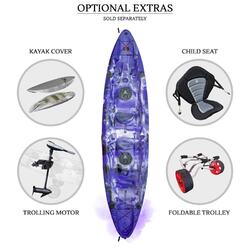 Eagle Double Fishing Kayak Package - Purple Camo [Newcastle]