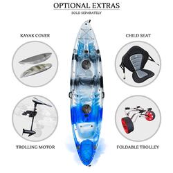 Eagle Double Fishing Kayak Package - Blue Camo [Melbourne]