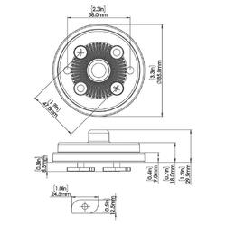 Railblaza HEXX Adhesive RIBPort Mount