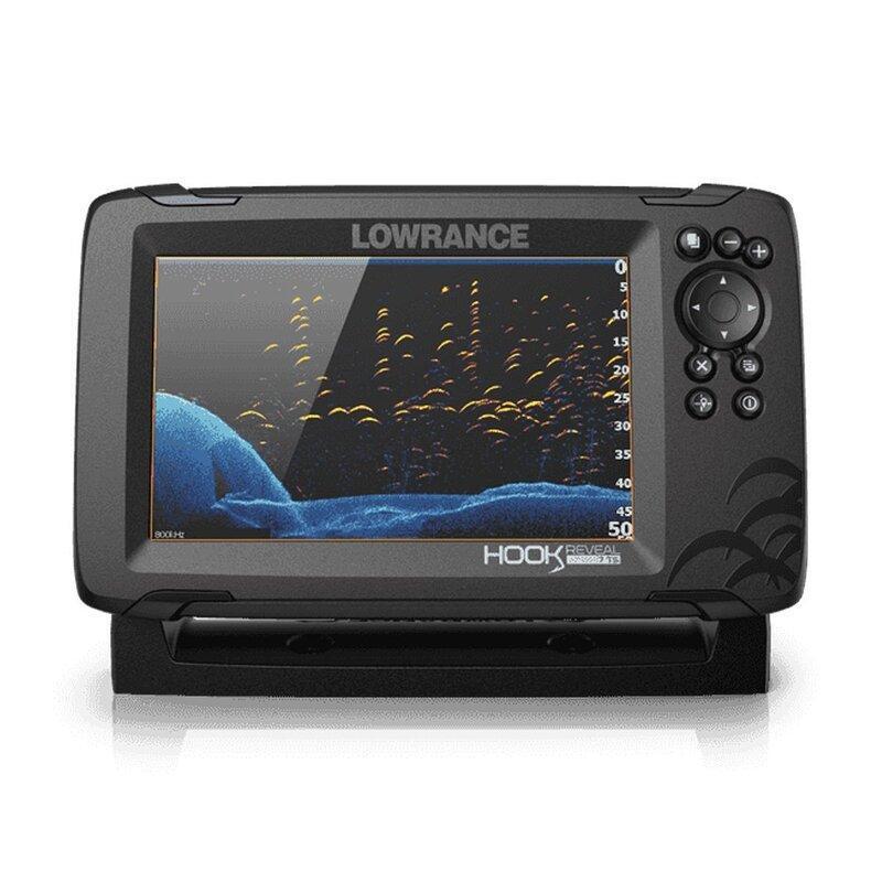 Lowrance HOOK Reveal 7 TripleShot with CHIRP, SideScan, DownScan