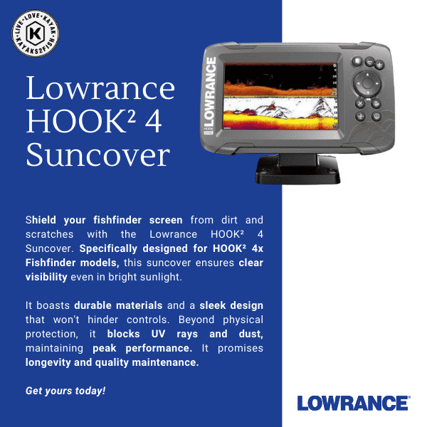 T Sun Cover for Lowrance Hook2 4 4X - Silicone Protective Case - Fishfinder  GPS Accessories 