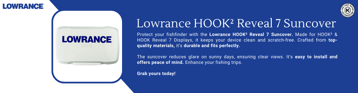 Sun Cover LOWRANCE Hook2/Reveal - 9, white @ Kalaretke e-pood