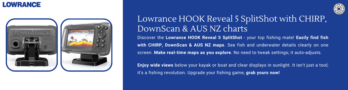 Lowrance HOOK Reveal 5 SplitShot with CHIRP, DownScan AUS NZ